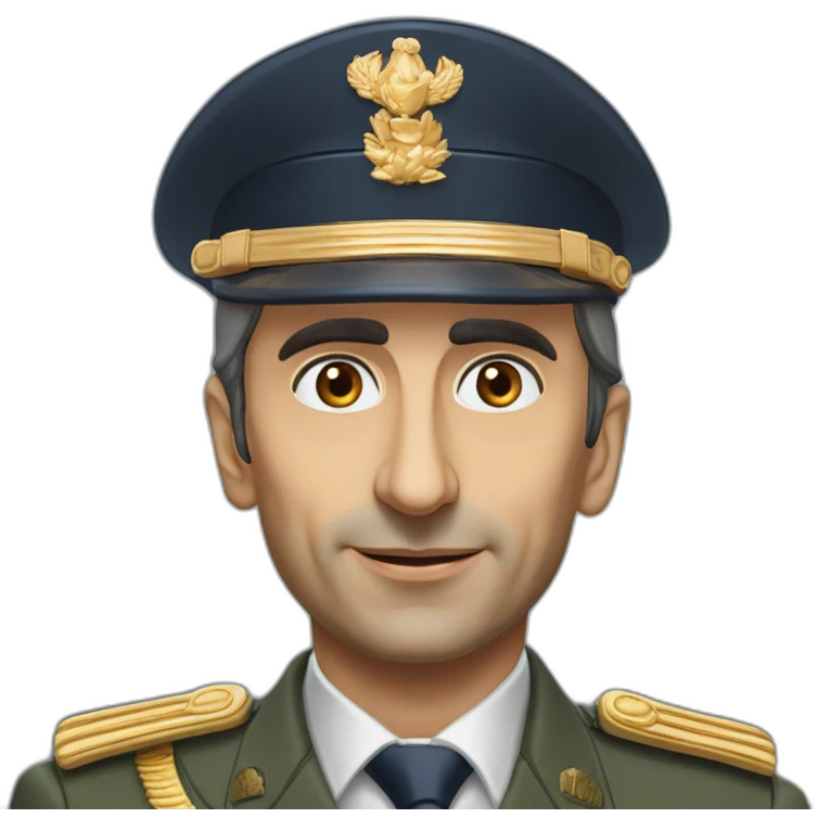 ÉRIC ZEMMOUR president français militaire médaille emoji