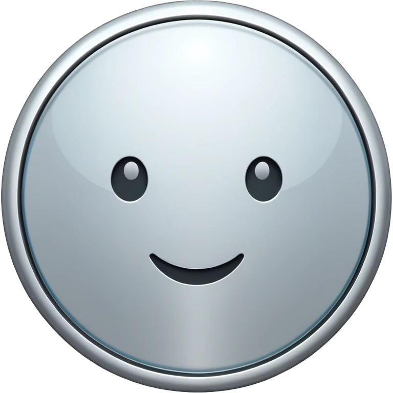 silver circle emoji
