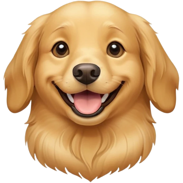Dog smiling emoji