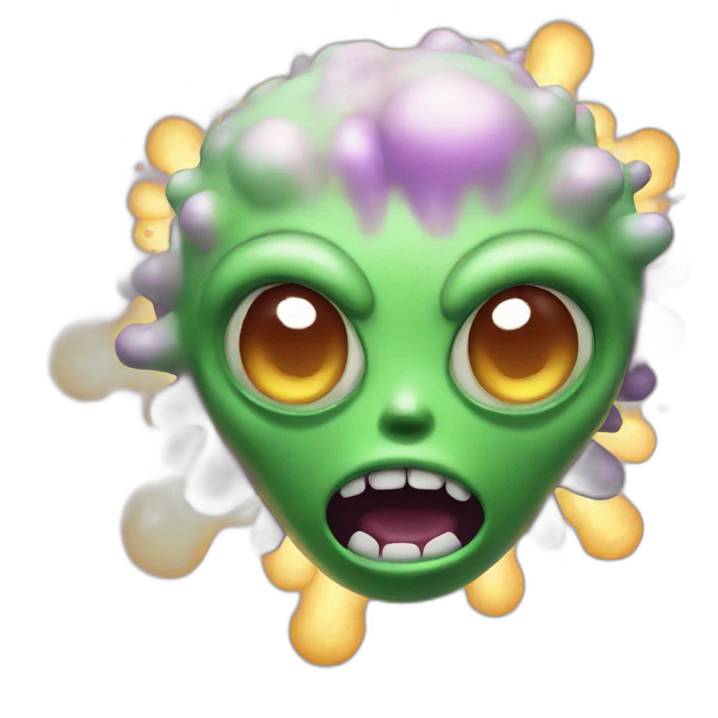 mind explosion alien emoji