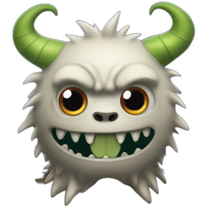 Monstre mignon emoji