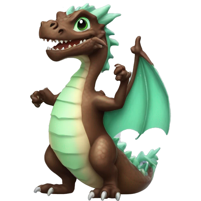 Mint Choco pizza dragon emoji