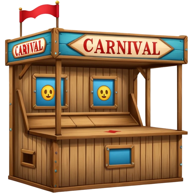 Shooting gallery booth emoji