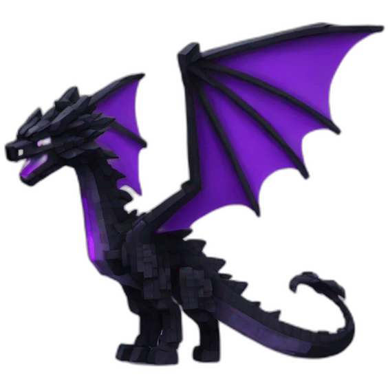 The ender dragon Minecraft emoji