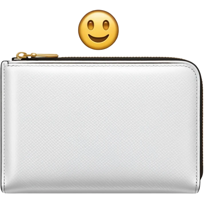 glitter white wallet emoji
