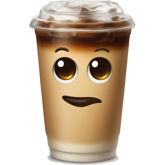 Iced coffee emoji