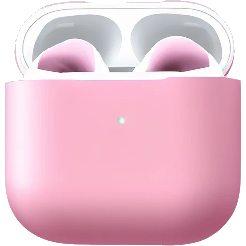 AirPods Pro pink emoji