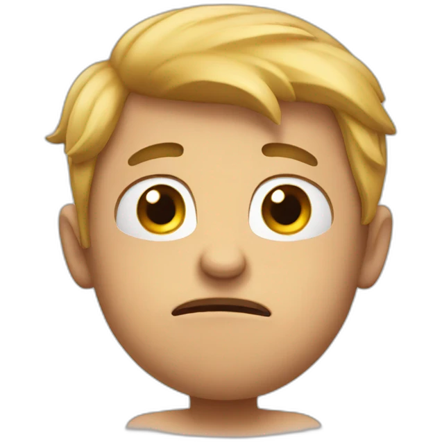 Embarrassed emoji
