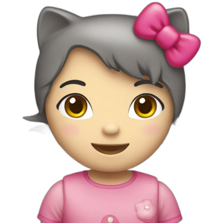Hello kitty emoji