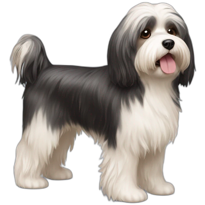Dog havanese full height emoji