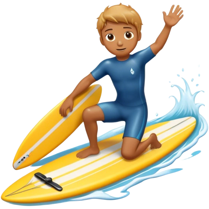 boy on surfboard  emoji