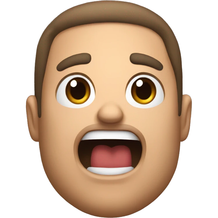 Caseoh The twitch streamer yelling emoji