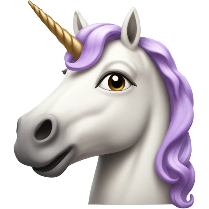 unicorn with mustache emoji