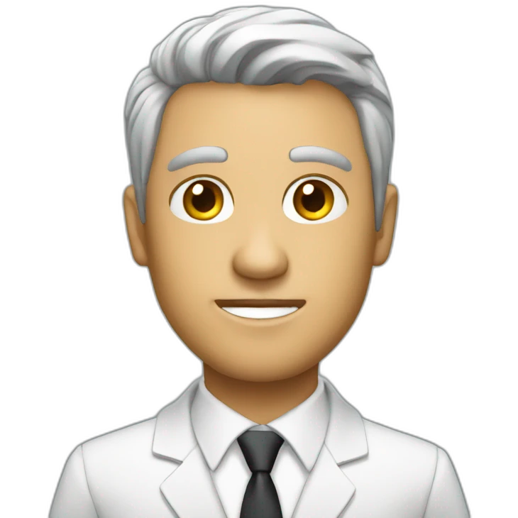 business man with a tablet emoji
