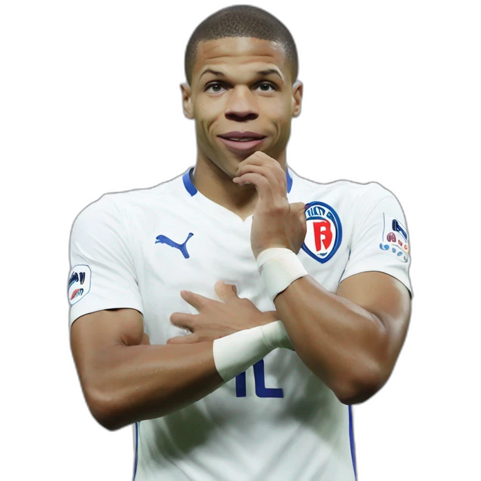 bisous de mbappé emoji