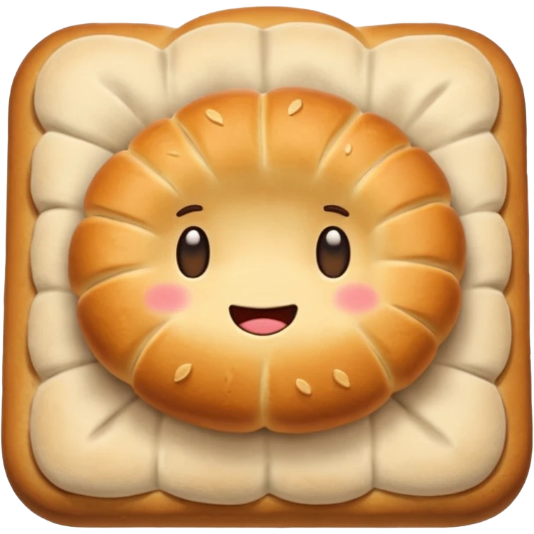 bread loaf taking a nap emoji