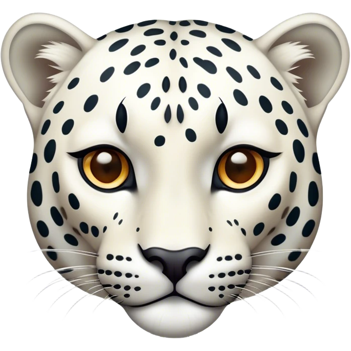 White leopard emoji