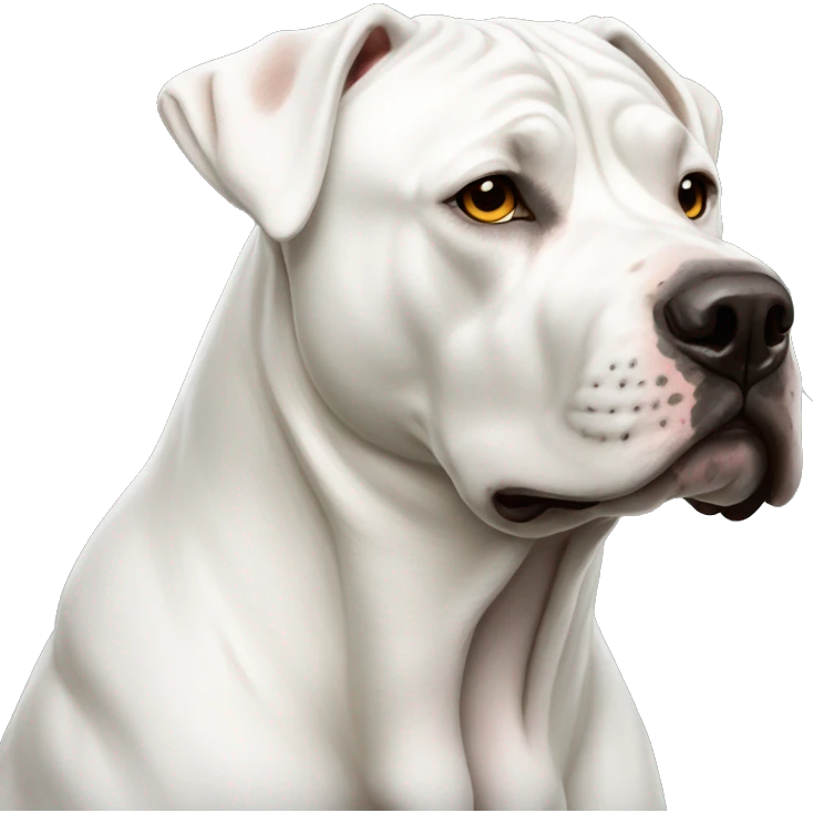 Dogo Argentino Dog Breed Full Body emoji