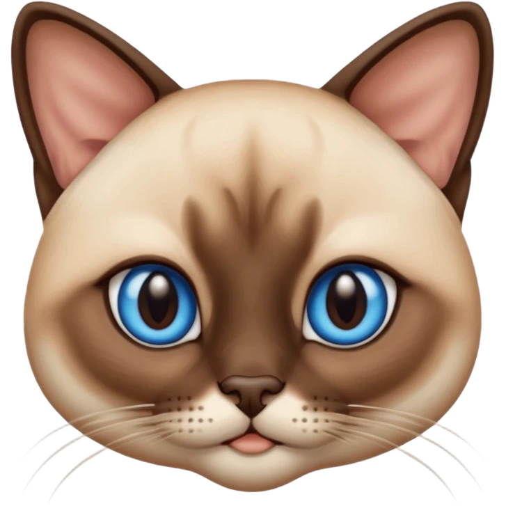 
Siamese cat face emoji