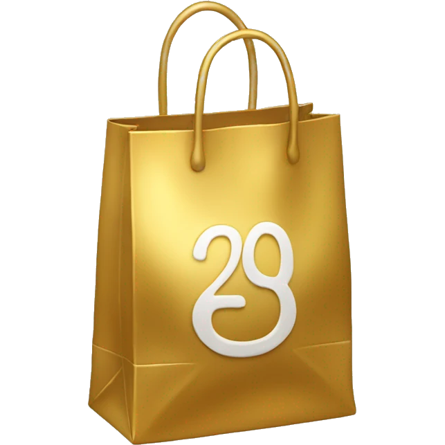  Gold shopping bag milestone emoji
