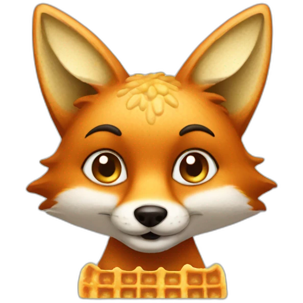 waffles fox emoji