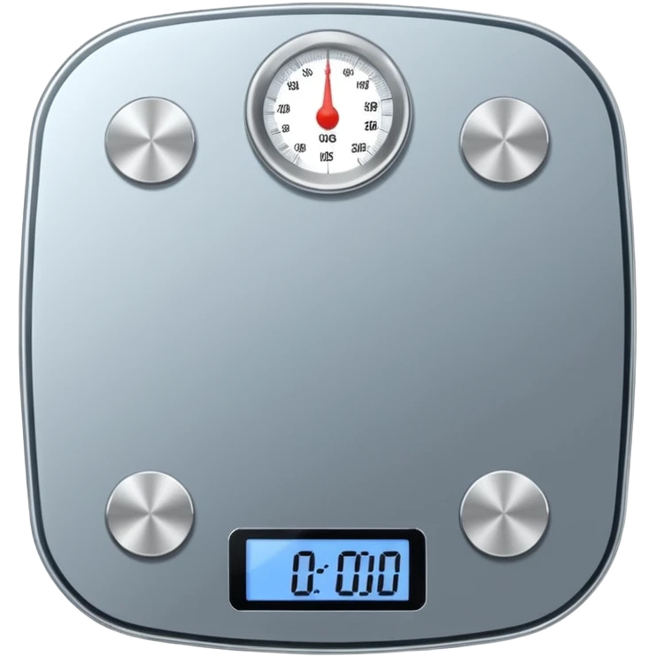 Digital weight scale emoji
