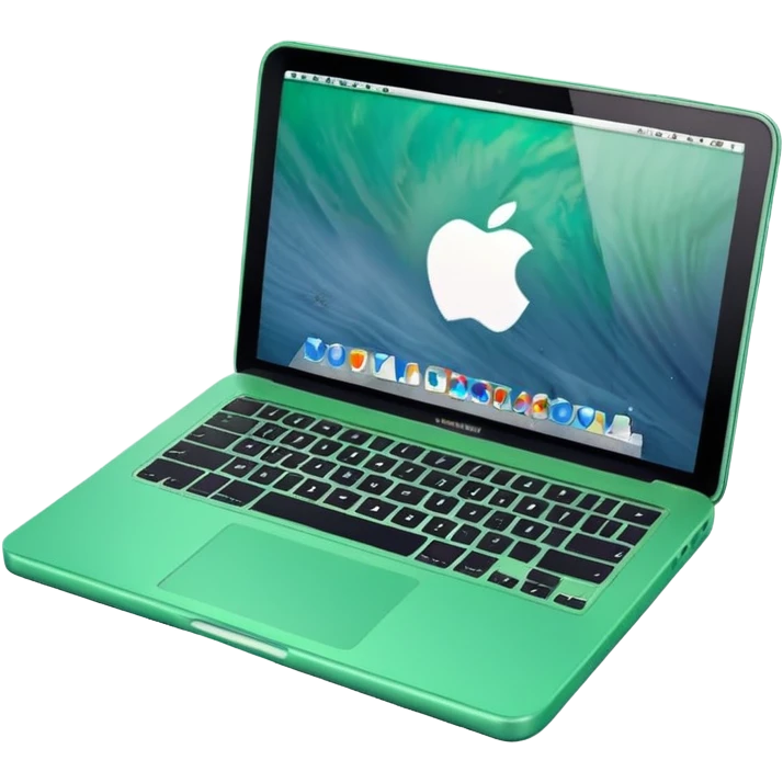 green 90s macbook  emoji