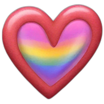 Gay heart symbol emoji