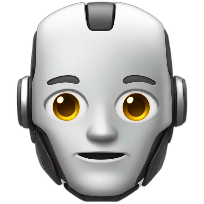 tech headshot robot emoji emoji
