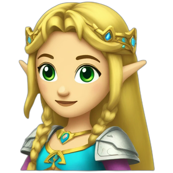 Zelda princesse grosse emoji