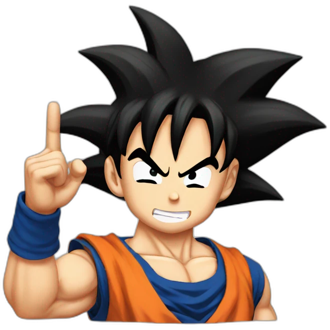 goku salute emoji