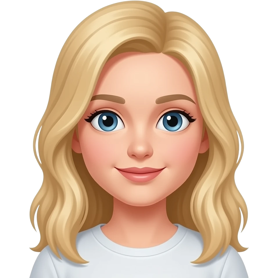 Blonde girl emoji
