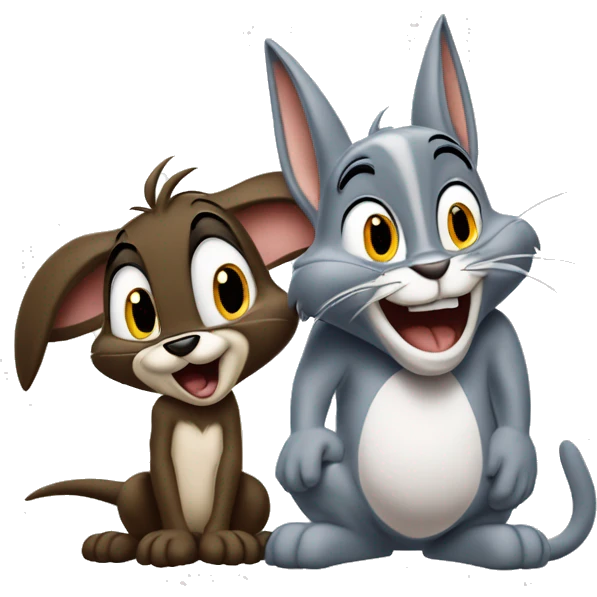 Emoções  Looney Tunes   tom e jerry emoji