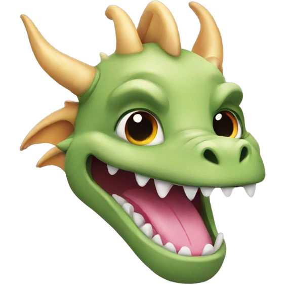 Dragon smiling emoji