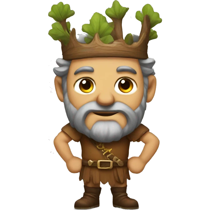 Oak king emoji