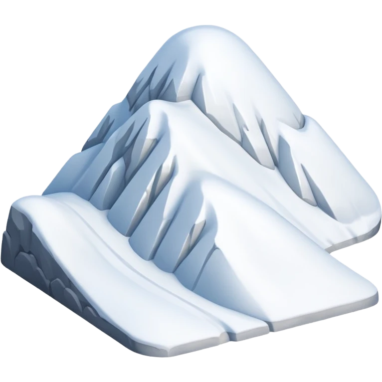 snow slope emoji