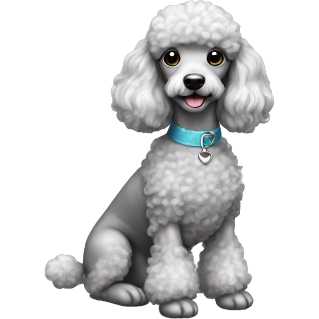 poodle silver  emoji