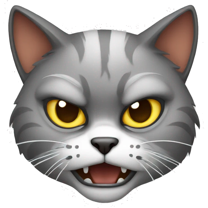 Angry cat emoji
