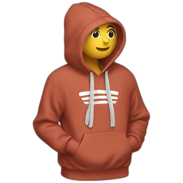 adidas hoodie emoji