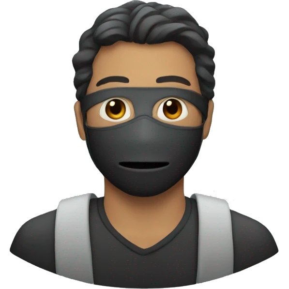 man in a mask emoji