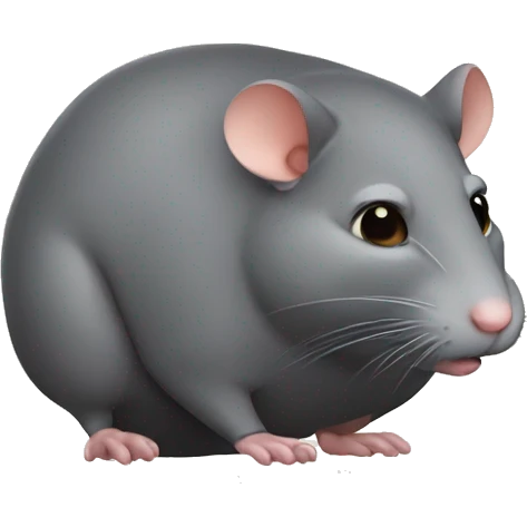 a fat rat emoji