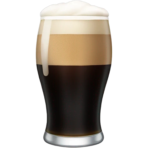 Pint of Guinness emoji