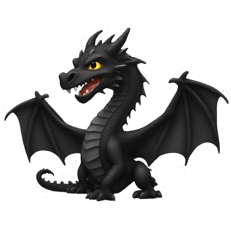 Black dragon emoji