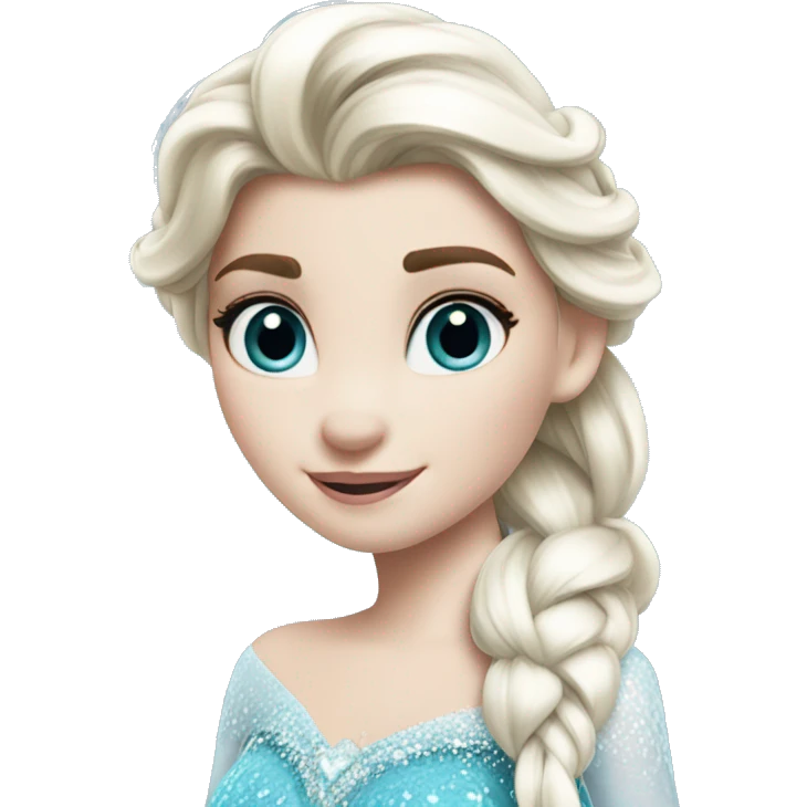 Disney princess Elsa  emoji