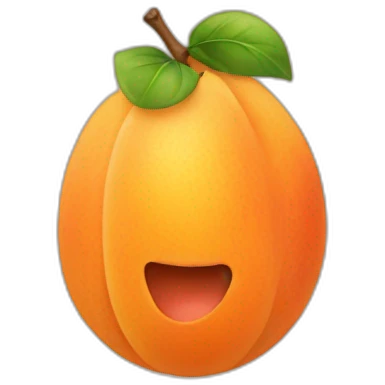 apricot emoji