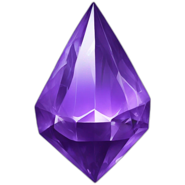 purple diamond shard emoji