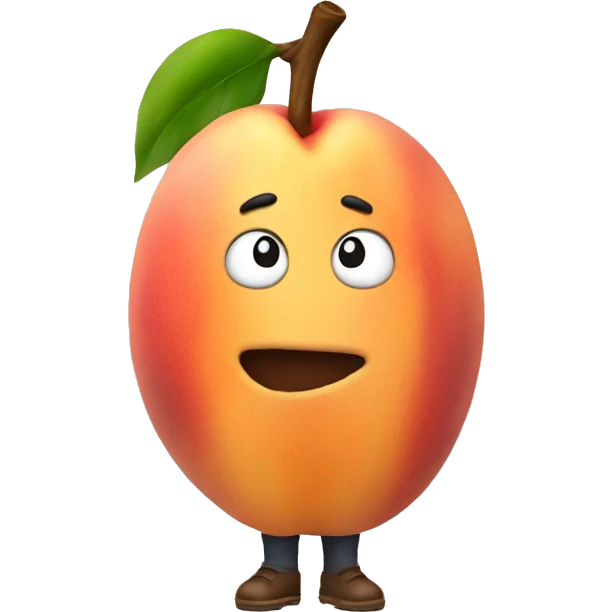 Holding peach emoji