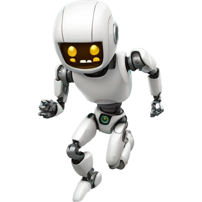 running robot emoji