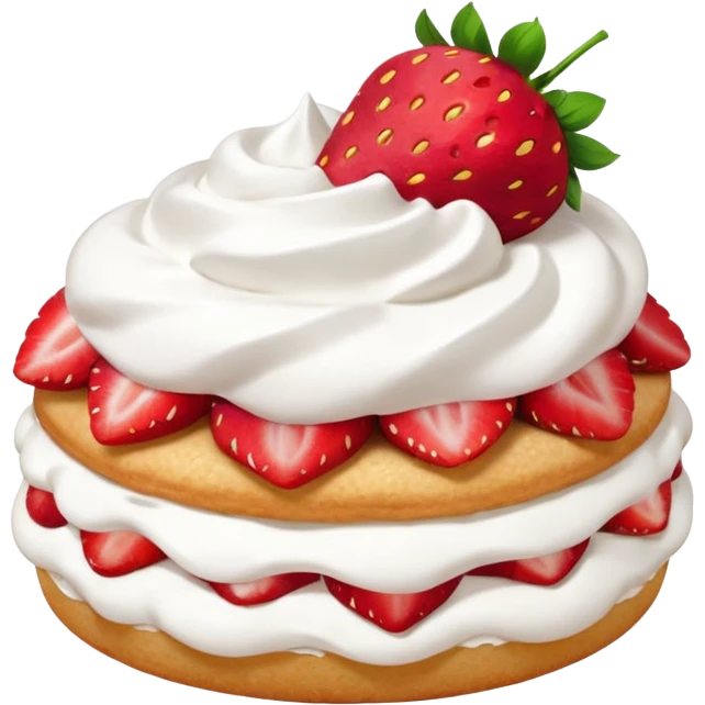 Strawberry shortcake emoji