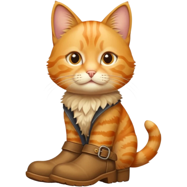 Gato con botas emoji